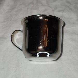 Vintage silver plated baby cup